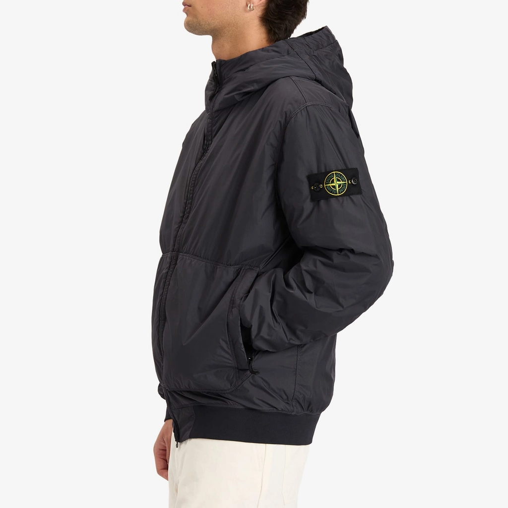 Stone Island Men's Crinkle Reps Nylon Hooded PrimaLoft Jacket